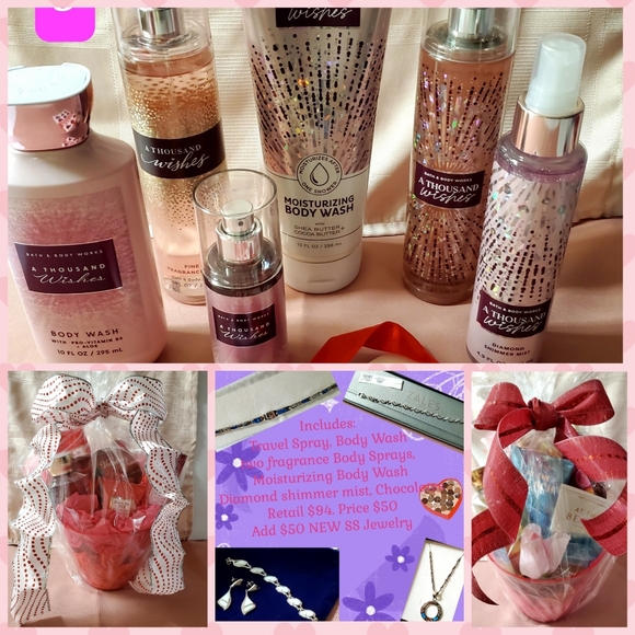 Bath & Body Works A Thousand Wishes Body Wash Collection - Valentines Day Gift - Picture 2 of 3